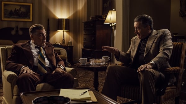 Al Pacino and Robert De Niro in The Irishman