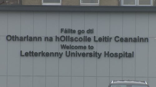 A woman, aged in her 40s, in the second car was brought to Letterkenny University Hospital for treatment