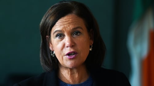 Mary Lou McDonald said the online threat represented an escalation of abuse directed at her (file photo)