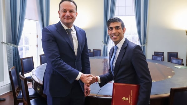 Leo Varadkar and Rishi Sunak met in Belfast this morning