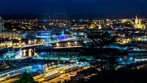 A view of Cork City at night: the night mayor will see you now. Photo: Getty Images