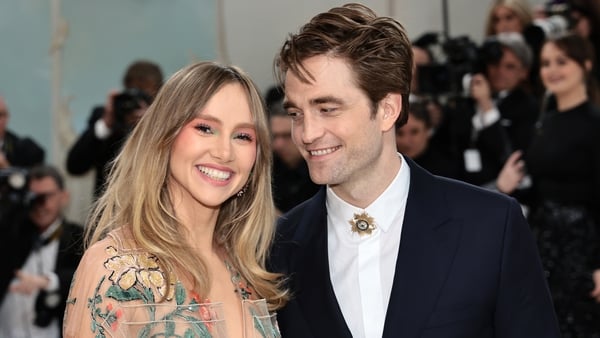 Suki Waterhouse and Robert Pattinson, pictured in New York in May 2023