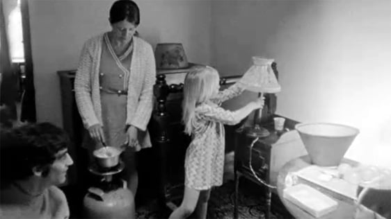 A family squatting in a Georgian house the corner of St Stephen's Green and Hume Street in Dublin, 1969. A family squatting in a Georgian house the corner of St Stephen's Green and Hume Street in Dublin, 1969.