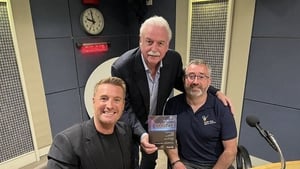 Members of the Dublin Gay Mens Chorus in the Studio with Marty