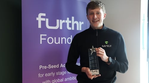 Jack Manning, founder of Safely and winner of the 'Most Investable Start-Up' award on the first Furthr Foundry Accelerator Programme