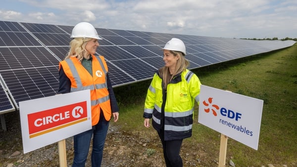 Ciara Foxton, Managing Director of Circle K Ireland (left) and Ryanne Burges, Director for Offshore and Ireland at EDF Renewables UK and Ireland