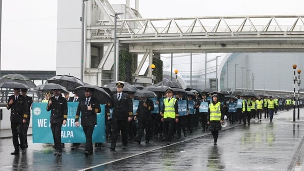 Pilots who are members of IALPA staged an eight-hour strike last Saturday