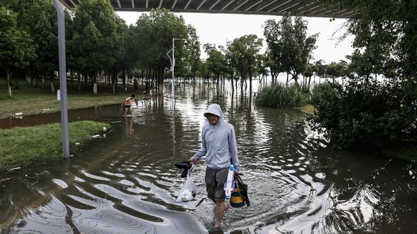 The Yangtze river has seen water levels in its Anhui section exceed warning marks and continue to rise