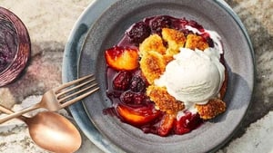 Neven's Recipes - Summer Fruit Crumble with Citrus Mascarpone Cream 