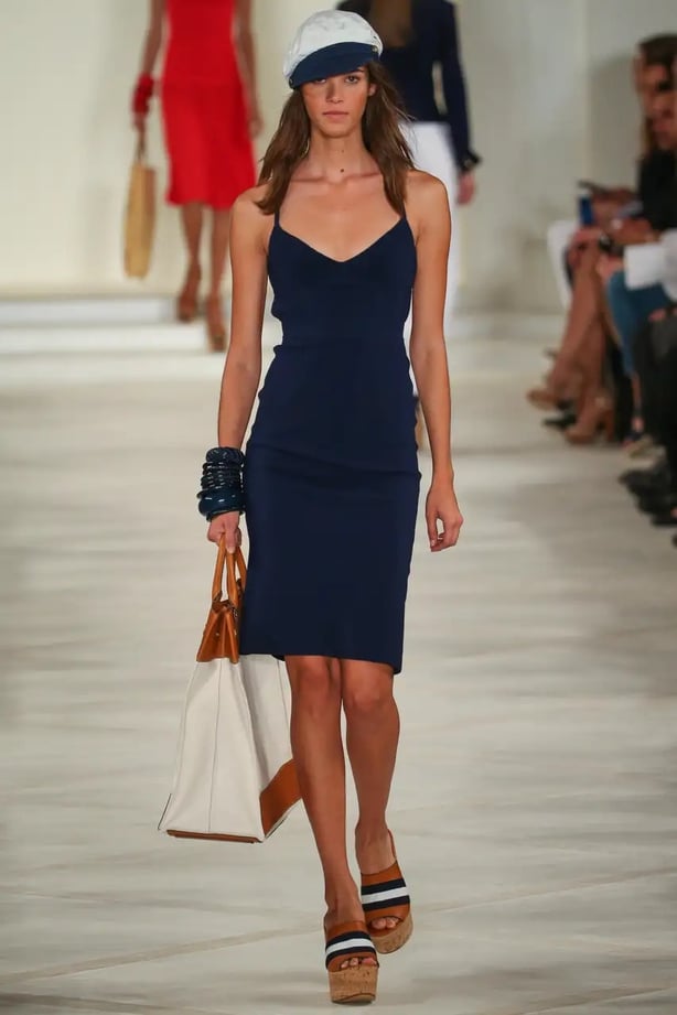 Ralph Lauren's S/S runways often features cream and tan bags and accessories (Alamy/PA)