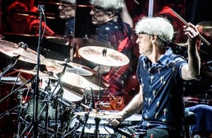 Stewart Copeland chats to Marty.