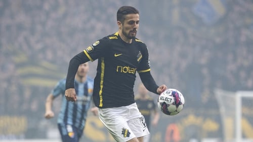 Elbouzedi in action for AIK